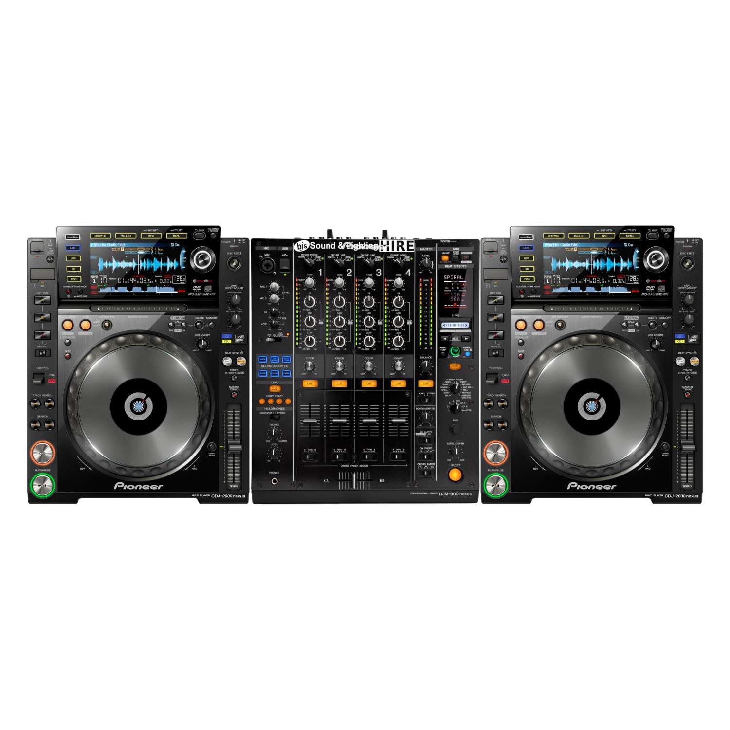 Pioneer CDJ2000NXS + DJM900 Nexus